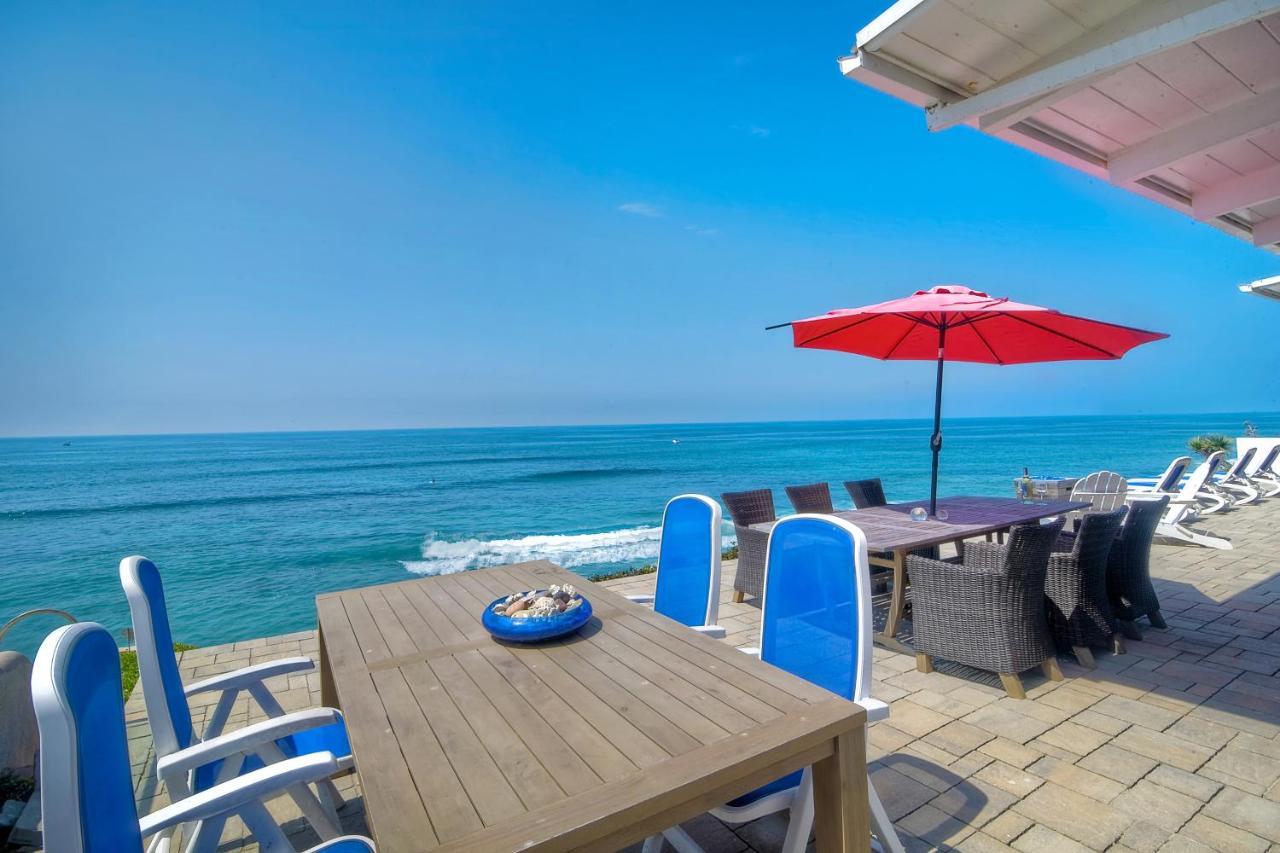 Oceanfront Villa With Private Beach Access, Remodeled Kitchen Carlsbad Zewnętrze zdjęcie